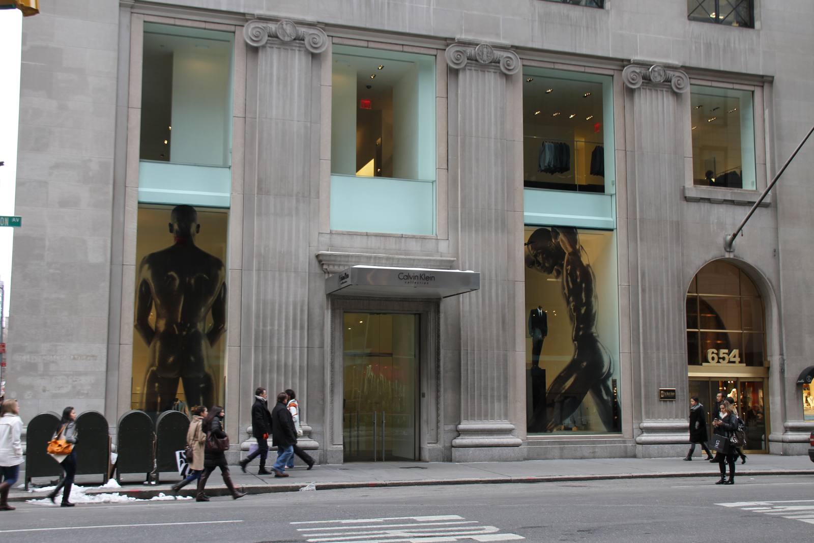 The Calvin Klein Collection flagship store at 654 Madison Avenue, New York.